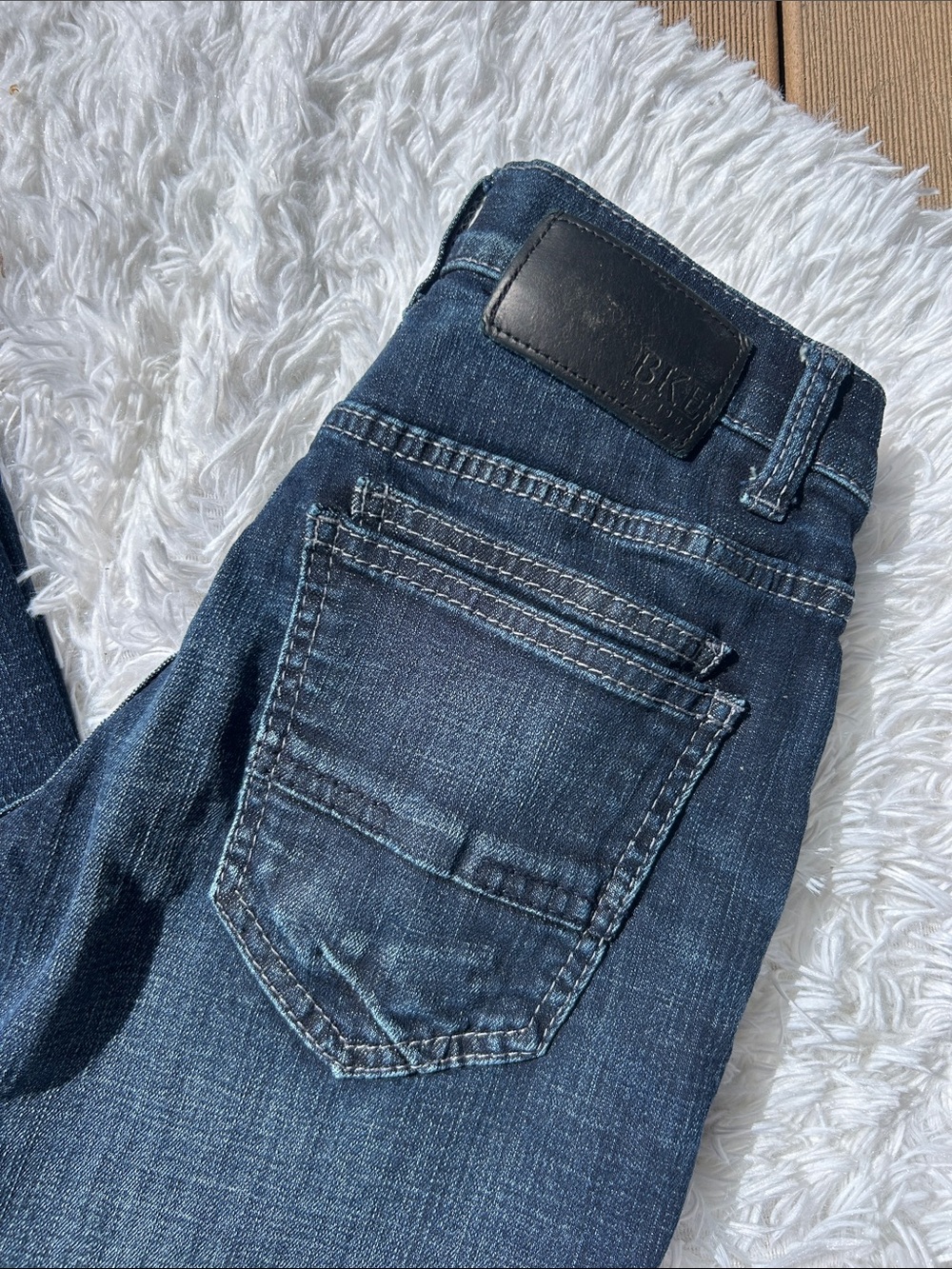 Men’s BKE Buckle Aidan Denim Dark Wash Jeans Size 26x32 - Picture 16 of 16